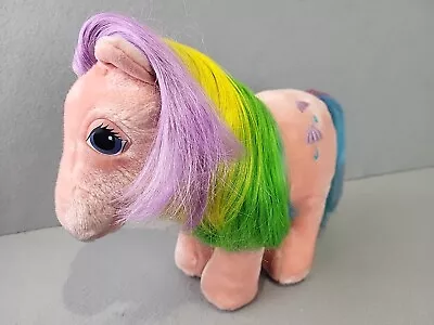 MY LITTLE PONY VINTAGE G1 Parasol W/ Rainbow Hair Hasbro Softee 1984 Plush Toy • $18.99