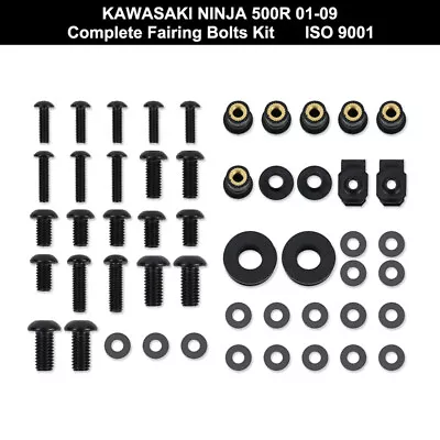 Full Cowling Fairing Bolts Aftermarket Fit For Kawasaki Ninja 500R 2001-2009 • $26.53