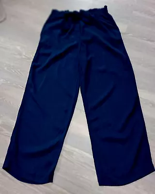 MARC O' POLO Ladies Designer Trousers ( Size L) Navy (Full Description Below) • £9.99