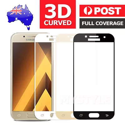 9H Full Tempered Glass Screen Protector For Samsung Galaxy A5 A7 2017 J5 J7 Pro • $4.45