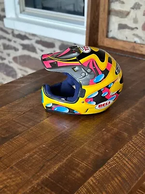 Bell Moto 6 Jeremy McGrath Showtime Helmet 1994 • $299