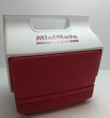 Mini Mate Igloo Lunch Box Cooler Red And White 6 Pack Picnic  • $14.99
