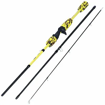 Spinning Casting Fishing Rod Ultralight Travel Lure Carbon Pole Surf 1.7M Tackle • $32.99