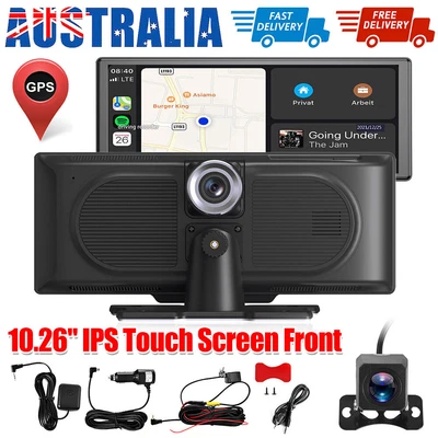 $156.95 • Buy 2560P Dash Camera 10.26 Rear View Camera 4K UHD Car DVR Reversing Video Recorder
