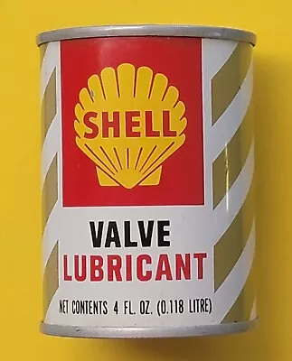 Vintage Oil Can Shell NOS Full Valve Lubricant 4 Oz Original Can. • $29.99