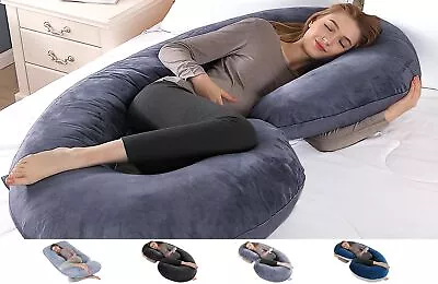 C-Shaped Pregnancy Pillows Memory Foam Pregnancy Pillow Full Body Maternity ... • $32.73
