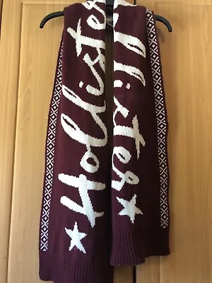 Hollister Scarf Red And White  • £10