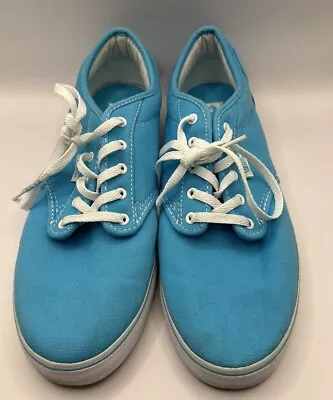 Vans Atwood Womens Size 9.5 Teal Blue Shoes Sneakers Skateboarding VN-0NJO0BW • $15