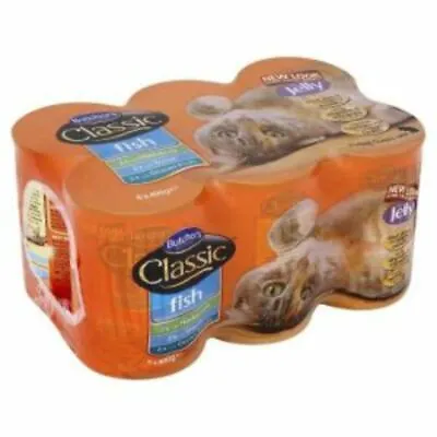 £12.91 • Buy Butchers Classic Fish Chunks In Jelly Cat Food Grain Free 6 X 400g Tins Feed