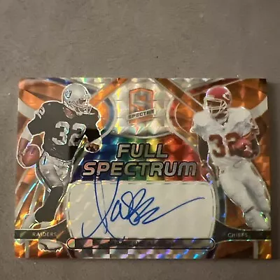 2022 Panini Spectra Full Spectrum Auto /10 Marcus Allen HOF • $45