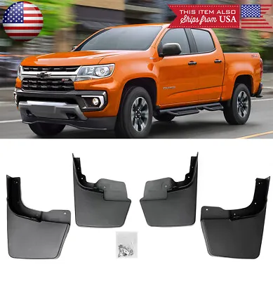 Factory Style Mud Guards Splash Flaps Set Fit 15-22 Chevy Colorado GMC Canyon • $56.99
