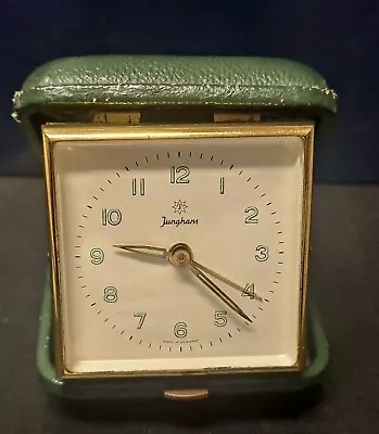 Vintage Junghans German Folding  Travel Alarm Clock • $50