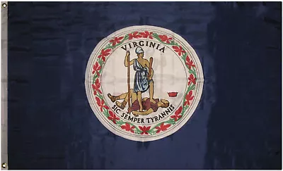 3x5 State Of Virginia Flag 3'x5' Banner Super Polyester Premium Fade Resistant • $8.88