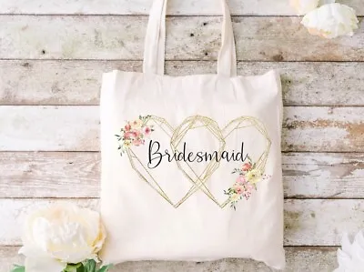£8.99 • Buy Bridesmaid Tote Bag Wedding Gift Present Special Occasion Celebrate 