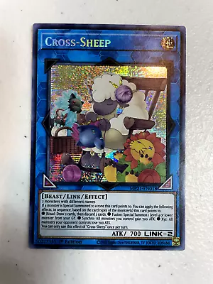 Yugioh Cross-sheep Prismatic Secret Rare Mp21-en018 Playset MP21  • $3.99