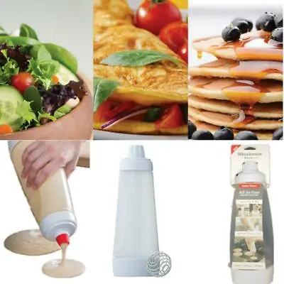 Hand Batter Dispenser Batter Mixer Bottle Cupcake Pancake Crepe Batter Dispen-'h • $11.30