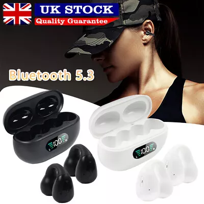 £11.58 • Buy TWS Ear Bone Conduction Earring Type Sports Clip Ear Wireless Bluetooth Earphone