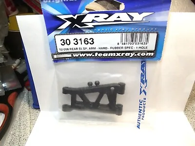 Xray T2 008 Rear Susp Arm Hard Rubber-Spec 1 Hole 30 3163 • £8.97