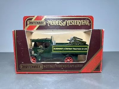 *7 Day Auction* Code 3 Matchbox Y27 Steam Lorry ‘Aldershot’ No 0118 • £0.99