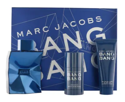 Gift Set Marc Jacobs Bang Bang Eau De Toilette 100ml + Body Wash + Deo Stick • £225