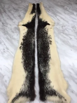 2 Half Skin 3 X 22 Inch CROSS MINK FUR SKIN PELT  N18-45 • $57.80