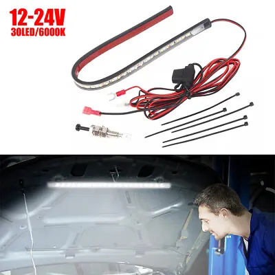 39cm 12-14V Repair Light Kit Bar White LED Panels Fit For Car Under Hood Engine • $11.39