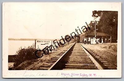 Real Photo Depot & Steam Loco Silver Lake Association New York NY RP RPPC D90 • $39.99