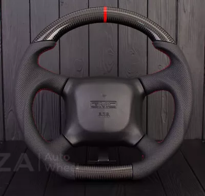 99-02 GMC Custom Carbon Steering Wheel Sierra Tahoe Silverado Suburban S10 • $1450