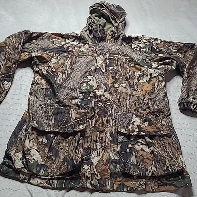 Flaw* Columbia Mossy Oak Break-up Camo Cargo Hunting Jacket Men's M Interchange  • $33.60