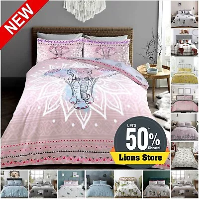 £17.29 • Buy Animal Duvet Cover Pillowcase Ultra Soft Reversible Quilt Bedding Set All Size