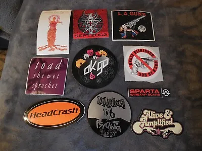 Rock Pop Metal Promotional Sticker Set Of 10 Stickers Lot#60 • $7
