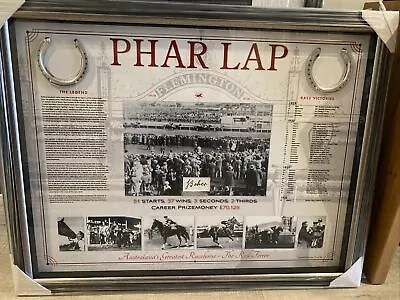 Phar Lap -Hand Signed By Maiden Jockey Jack Baker Limted Edition To 50 Worldwide • $599