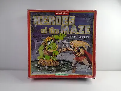 Vintage Waddingtons Heroes Of The Maze Game Complete Box Scuffs (1991) • £15