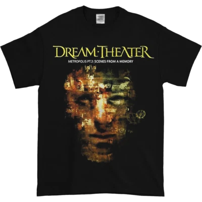 $20.99 • Buy Dream Theater Metropolis T-shirt New Black Tee
