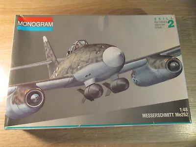 1/48 Monogram Messerschmitt Me262 German WWII Jet Kit #5453 Open Box All Parts • $19.95