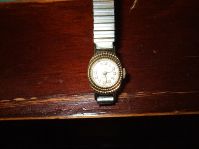 $25 • Buy Old Gold Plated ? Very Small Face Ladies Watch Lauris 17 Jewels Incabloc