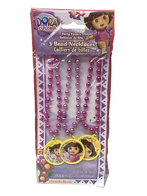 Dora The Explorer Bead Necklaces 3 Ct. • $5.99