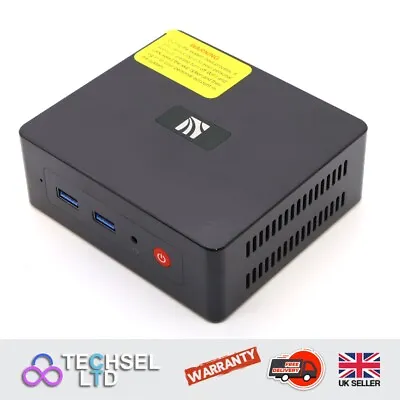 Kuyia Mini PC Win10 Pro 8GB RAM 256GB SSD Intel Celeron J4105 - Brand New • £89.99