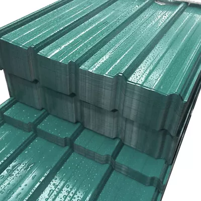 12/24x Corrugated Roof Sheets Galvanized Metal Roofing Garage Shed With Screws • £58.95