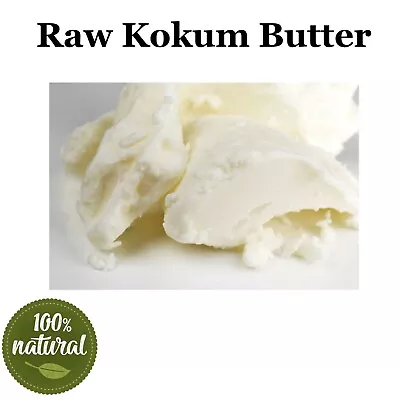 Raw Kokum Butter Unrefined Natural Organic Cold Pressed 100% Pure Skin Care Bulk • $7.60