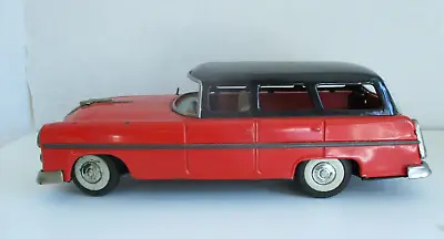 Vintage 1950s Marusan Station Wagon Chevy Ford Plymouth Friction Motor • $150