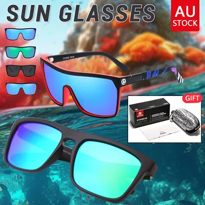 Large Frame Sunglasses Polarized Glasses Sports Driving Fishing Eyewear Sunglass • $15.99