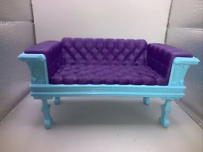 Monster High Deadluxe High School Playset Purple Teal Couch Sofa Doll Furniture  • $12.99