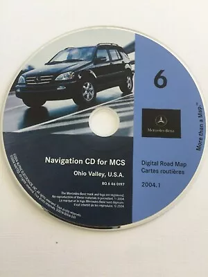 2000 2001 2002 Mercedes ML320 ML430 ML500 Navigation CD 6 OHIO VALLEY 2004.1 OEM • $42.85