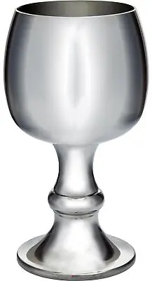 Tulip Shaped Goblet Pewter 300ml Bright Polished Finish Perfect For Engraving • $107.96
