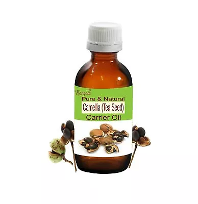 Camellia (Tea Seed) Pure Natural Oil 10ml (0.34 Oz) Camellia Oleifera By Bangota • £14.39