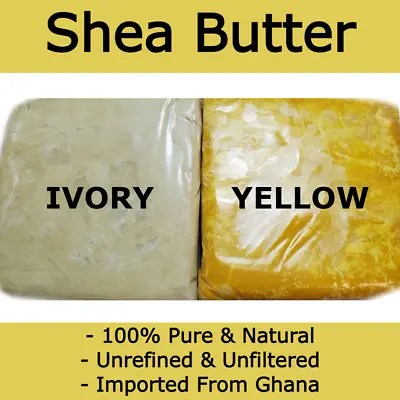 $7.95 • Buy Raw African Shea Butter 100% Pure Natural Organic Unrefined Ghana Wholesale Bulk