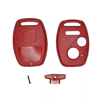 Red Shell Replacement Kit For Honda Remote Key Repair Use Your Blade 3 Buttons • $7.04