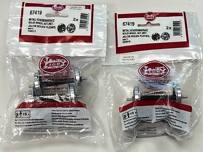 LGB 67419 G Scale Metal Solid Wheel Sets 2 Packs • $58