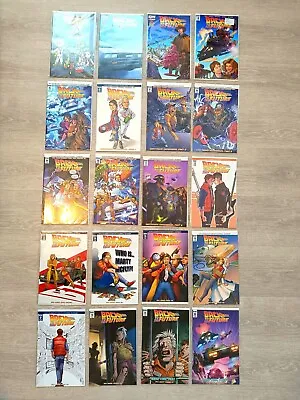 Back To The Future Comic Book Bundle X20 Issues IDW Bagged & Boarded NO REPEATS • £149